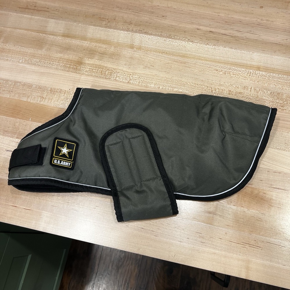 US Army Dog Blanket Jacket - Army Green-‎ Size Large
